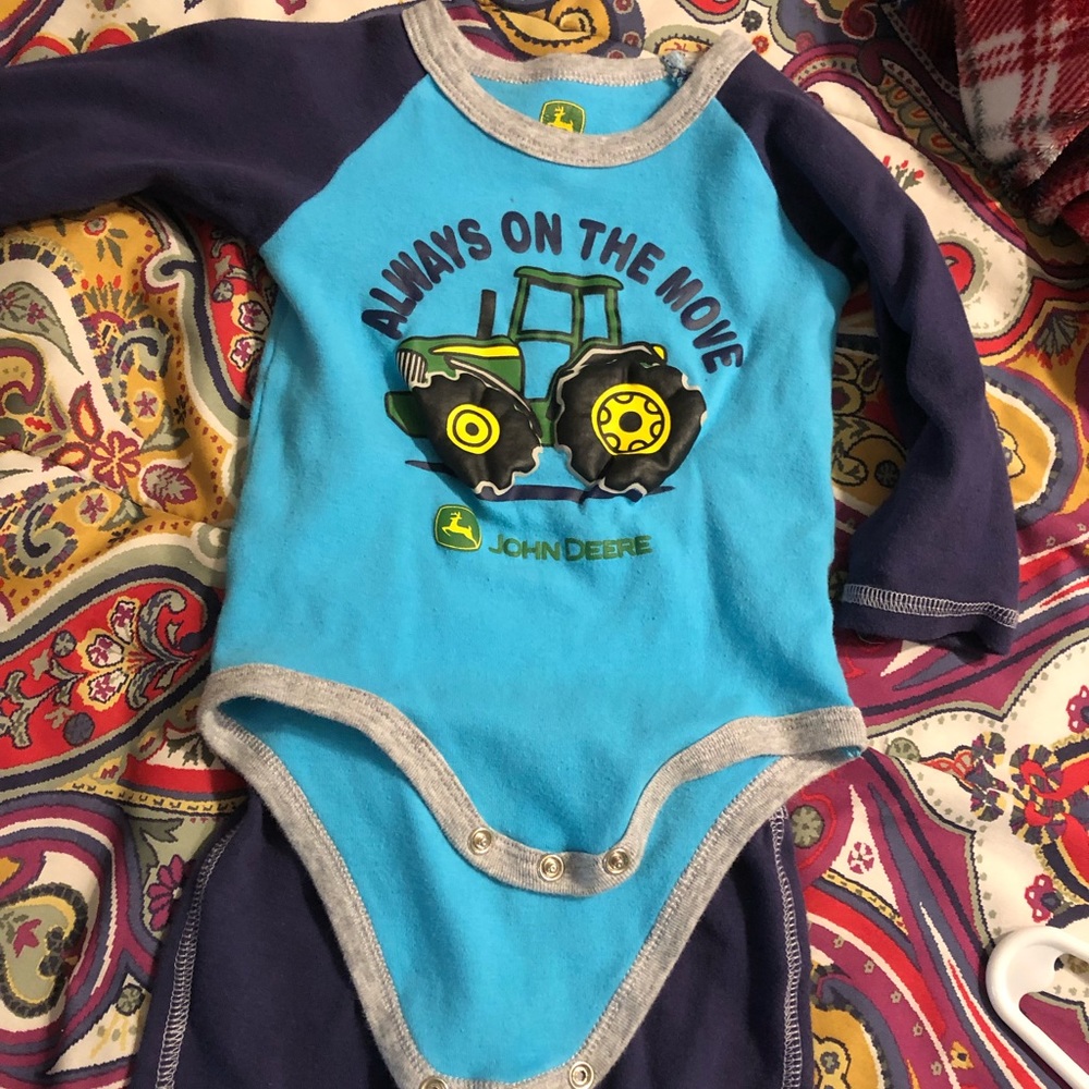 John Deere 2 piece baby boy outfit